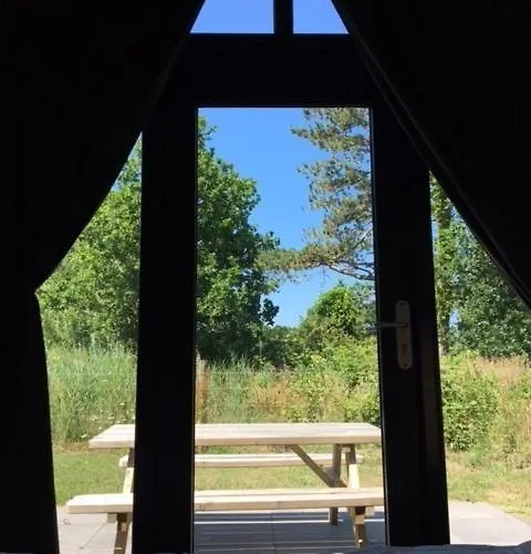 Tiny House In Het Groen, Aan Zee Met Prive Hottub Дом отдыха *